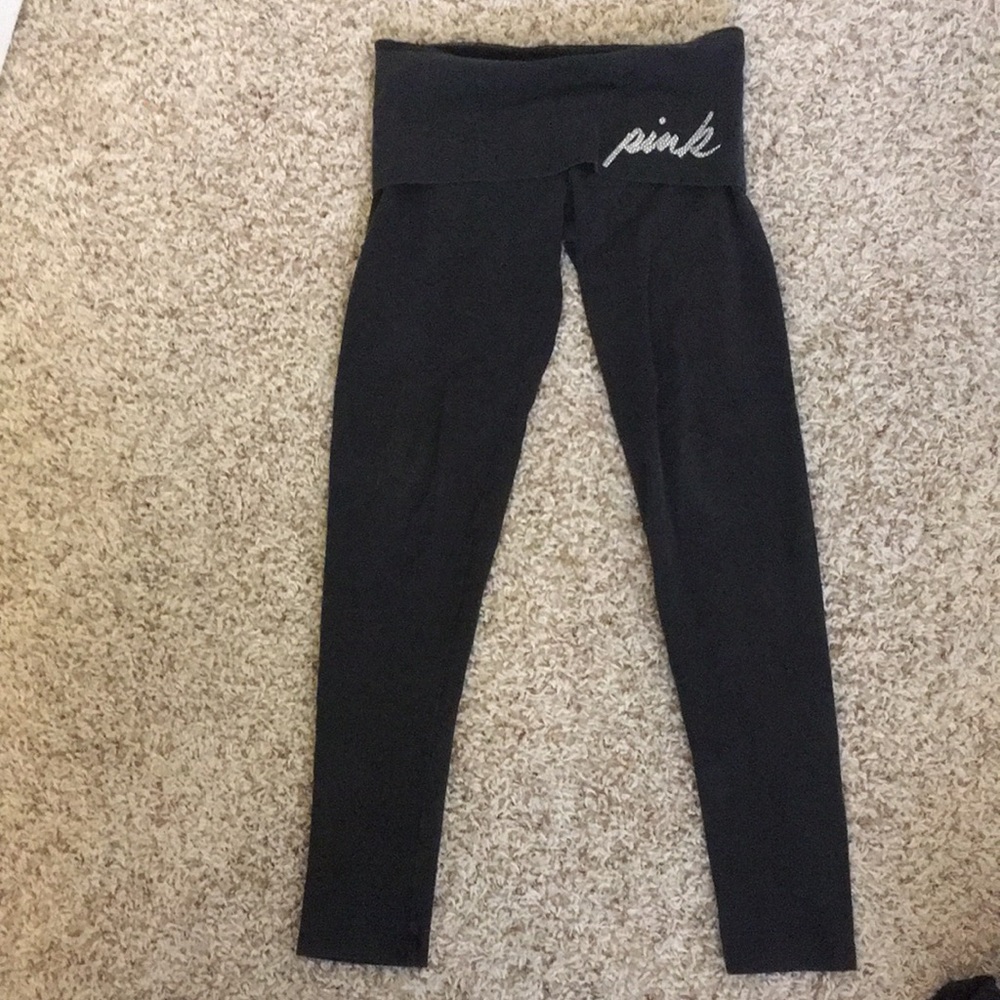 Pink yoga pants